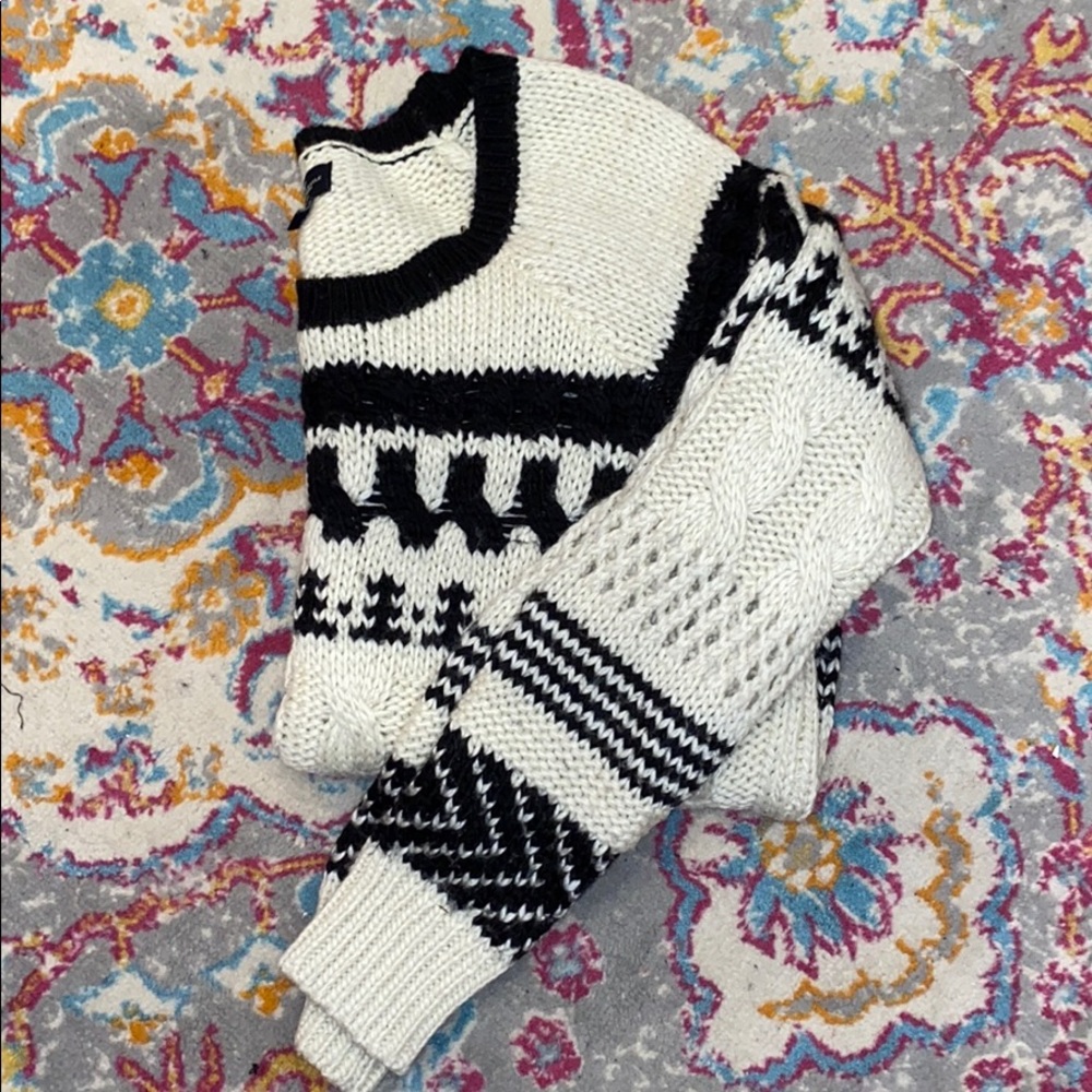 Black & White Sweater